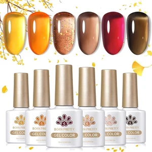 UV Gel Nagellack Set 6 Farben Herbst Winter lang haltbar Glänzend - Bild 1 von 1