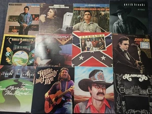 12 Country Albums vinyl records Johnny Cash, Merle Haggard, Skynyrd, Daniels, .. - Picture 1 of 24