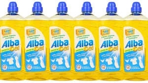 6 PEZZI - ALBA SAPONE LIQUIDO ECO GEL BUCATO A MANO E IN LAVATRICE 18 LAV. 1 LT - Foto 1 di 2