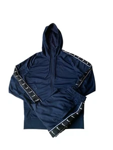 Nike Repeat Poly Tracksuit Men’s Small Blue AR3142-451 Embroidered Logo - Picture 1 of 23