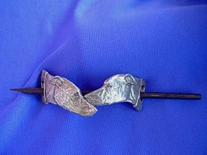 Greyhound Whippet hair jewelry people pewter #59A Dog jewelry b Cindy A. Conter - Picture 1 of 3