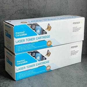 Premium Compatible Laser Toner Cartridge CF402X Yellow HP M252/252N/252DN/252DW. - Picture 1 of 4