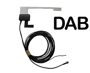 Universal in car DAB aerial Window Glass Mount patch antenna CT27UV63 AUTODAB - Picture 1 of 3