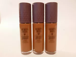 Burt's Bees Goodness Glows Liquid Foundation Makeup 1062 Cocoa LOT OF 3 - Picture 1 of 3