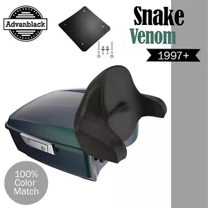 Advanblack SNAKE VENOM Rushmore King Tour Pak Pack Pad Fits 97+ Harley/Softail - Bild 1 von 13