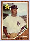 AL DOWNING 1962 TOPPS ROOKIE # 219 CARD YANKEES. rookie card picture