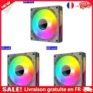 Refroidisseur de ventilateur de boîtier 120 mm, 5 V, 3 broches, ARGB, 12 V, 4 br - Photo 1/10