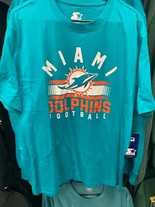 New with tags officially licensed Miami Dolphins tee shirt. Adult Large. - Picture 1 of 2