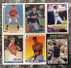 Chipper Jones, HoF,Lot of 6,Topps/leaf Rookies - NM-MT Or Better! - Bild 1 von 11