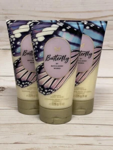 x3 Bath & Body Works Butterfly Creamy Body Scrub - Picture 1 of 1