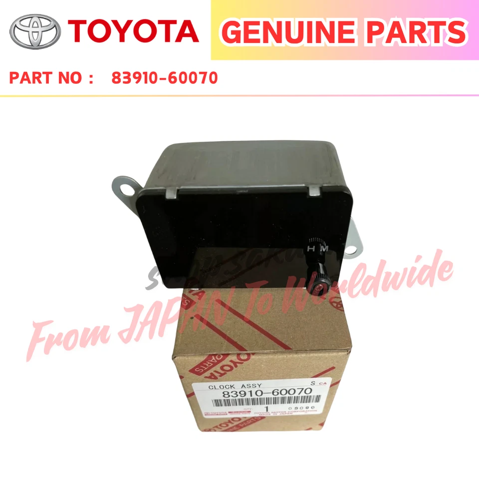 TOYOTA Genuine OEM Clock Assembly 83910-60070 Land Cruiser Prado 70 Series New - Image 1 of 1