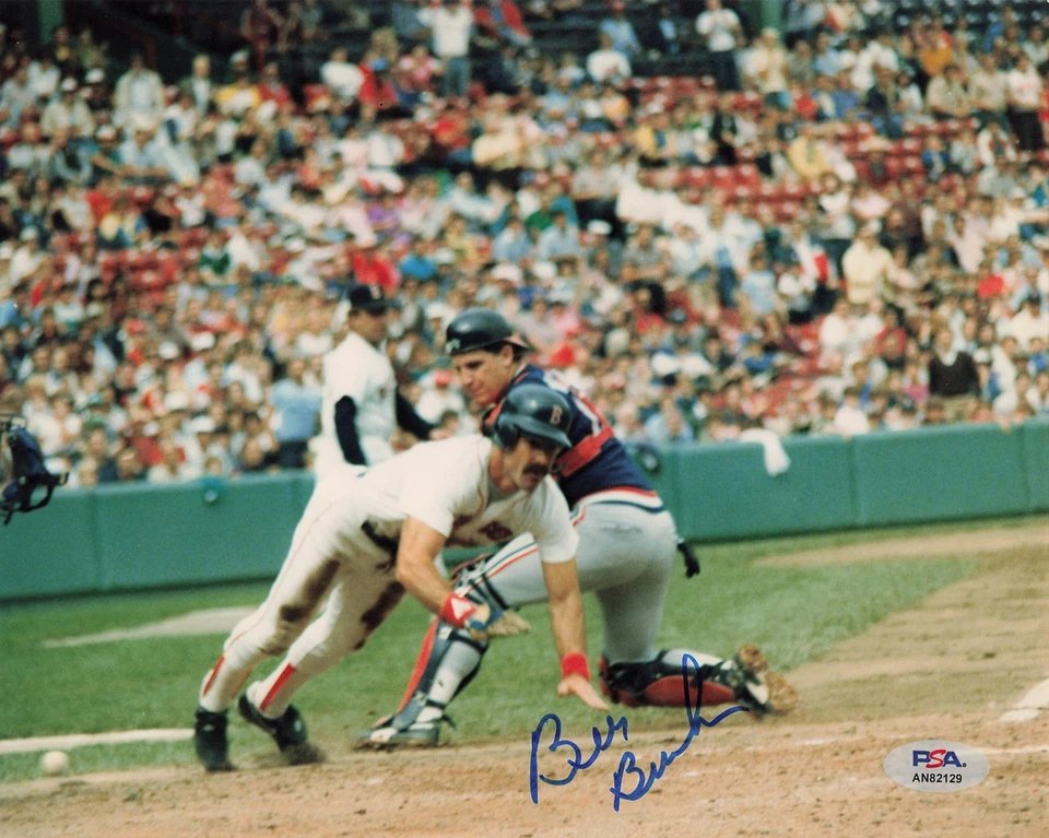 Bill Buckner Red Sox Signed 8x10 Photo Autograph PSA/DNA AN82129 - Изображение 1 из 1