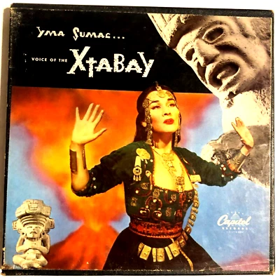 Yma Sumac 4 x 7'  45 Box Voice of the Xtabay 1955 Exotica  Vg - Image 1 of 3