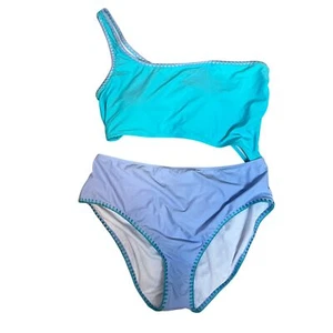 Decree Cutout One Piece Swimsuit Plus Size XXL Monokini One Shoulder NEW - Picture 1 of 5