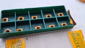 10 Walter carbide inserts P28467-2 grade WAP35 ( indexable U-drill inserts ) - Picture 1 of 2