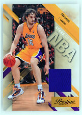 2010-11 Panini Prestige #13 Pau Gasol /249 Stars of the NBA Materials Lakers