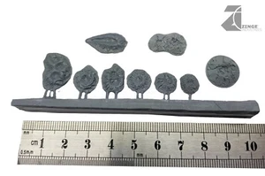 Zinge Industries Epic Legions Imperialis Scale 6mm / 10mm Craters x9 S-ESM06 - Picture 1 of 1