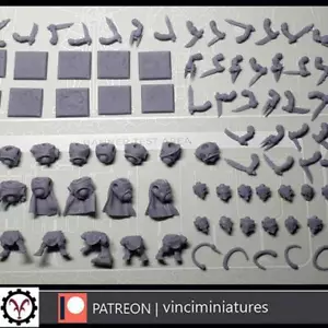 Ratmen Assassins (Multipart) - Vinci Miniatures - 28/32mm scale - Picture 1 of 1