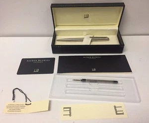 ALFRED DUNHILL AD2000 SILVER PLATED BALLPOINT PEN - Picture 1 of 9