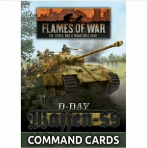 Flames of War - D-Day Waffen-SS Command Cards New - Picture 1 of 1