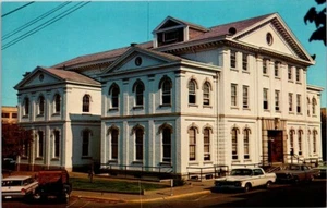 Morganfield, Kentucky Union County Court House Postcard With Old Cars - Picture 1 of 2