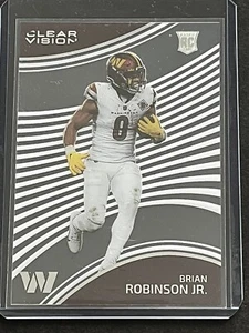 BRIAN ROBINSON Jr. ~ 2022 Chronicles Clear Vision #CVR14 ~ Commanders ~ NM - Picture 1 of 2