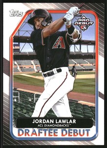 2022 Topps Pro Debut Draftee Debuts #DB2 Jordan Lawlar