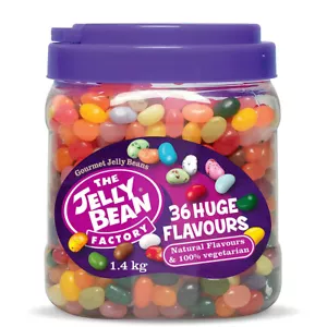 The Jelly Bean Factory 36 Gourmet Flavours Jar Geleebohnen 1400g - Picture 1 of 1