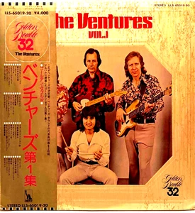 The Ventures - 2LPs Golden Double 32 vol.1 - JAPAN VINYL OBI - LLS-65019-20 - Picture 1 of 6
