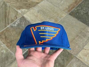 Sombrero de hockey vintage St. Louis Blues AJD Monster Logo Snapback - Imagen 1 de 10