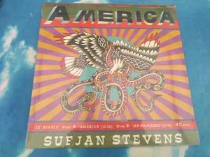 Sufjan Stevens ‎– America Exclusive Limited Edition US Vinyl 12" Single /1500# - Bild 1 von 2