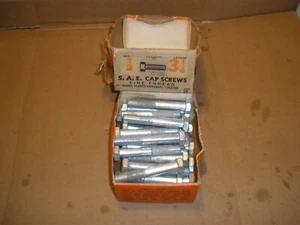 Box of 25 NOS Dorman 1/2"-20 x 3-1/4" Bolts Hex Head Cap Screws Vintage USA - Picture 1 of 6