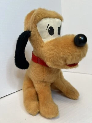 Vintage 1976 Walt Disney PLUTO Knickerbocker Hard Stuffed Plush Children’s Toy - Image 1 of 4