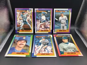 1990 Topps Tiffany Baseball Seattle Mariners 6 Cards Mint Condition - Picture 1 of 8