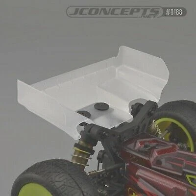 JConcepts Aero S-Type Tekno EB410 ET410 Rear Wing 2pc JCO0188 0188 - Image 1 of 1