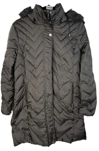 Kenneth Cole Reaction Damen Steppjacke mit Kapuze wasserabweisend Gr. L - Bild 1 von 9