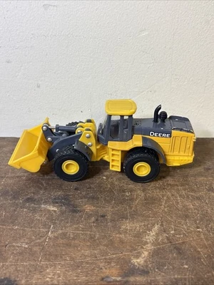 ERTL John Deere Wheel Loader  1/32 Yellow Gray Toy TOMY 5 1/2" - Image 1 of 4
