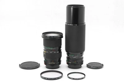 【N MINT】Canon NFD 35-105mm F3.5 MF ＆ NFD 100-300mm F5.6 MF Zoom Lens From JAPAN - Image 1 of 4
