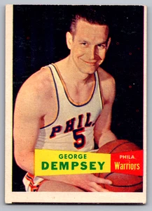 1957-58 TOPPS #60 GEORGE DEMPSEY WARRIORS ROOKIE - Picture 1 of 3