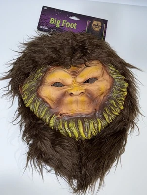 Fun World Big Foot Halloween Costume Mask- One Size (8546BF) Brand New With Tag - Image 1 of 4