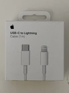 Genuine Apple MUQ93AM/A USB-C to Lightning 1m/3ft Charging Cable - White NEW - Picture 1 of 3