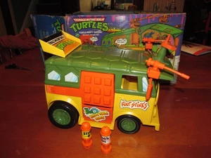 Vintage Teenage Mutant Ninja Turtles 1989 Party Wagon, fast komplett mit Box - Bild 1 von 17