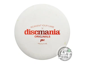 USED DiscMania ORIGINAL S PROTO D-Line P2 175g White Red Foil Putter Golf Disc - Picture 1 of 2