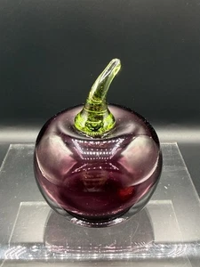 Vintage Wikinger Regenbogen Glas lila Amethyst Pflaume Obst - Bild 1 von 3