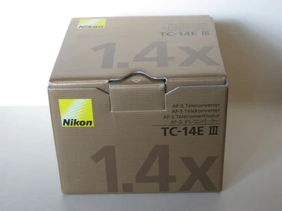 Nikon AF-S Teleconverter TC-14E III 1.4x complete w. paperwork = New in Box - Image 1 of 4