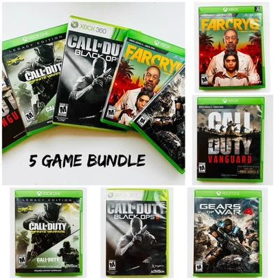 Xbox Bundle 5 Juegos: Call of Duty, Farcry 6, Gears of War, Usado  Foto 1 de 4