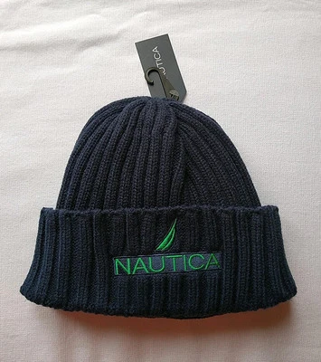 NAUTICA FLEECE LINING RIBBED BEANIE, ONE SIZE - Image 1 of 3
