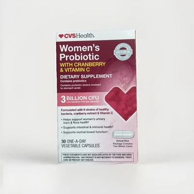 Probiótico diario para mujer 30 cápsulas vegetales 3 mil millones de UFC 6 cepas caducan: 25/09 Foto 1 de 2