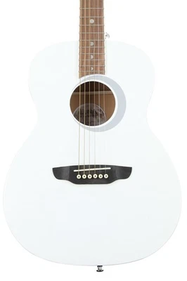 Luna Aurora Borealis 3/4-Size Acoustic Guitar - White Sparkle - Image 1 of 4