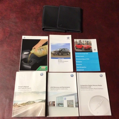 VW VOLKSWAGEN GOLF GTI R 2018 manual del propietario libros principal ref navegación estuche guía todo Foto 1 de 4
